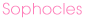sophocles
