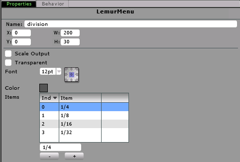 LemurMenu